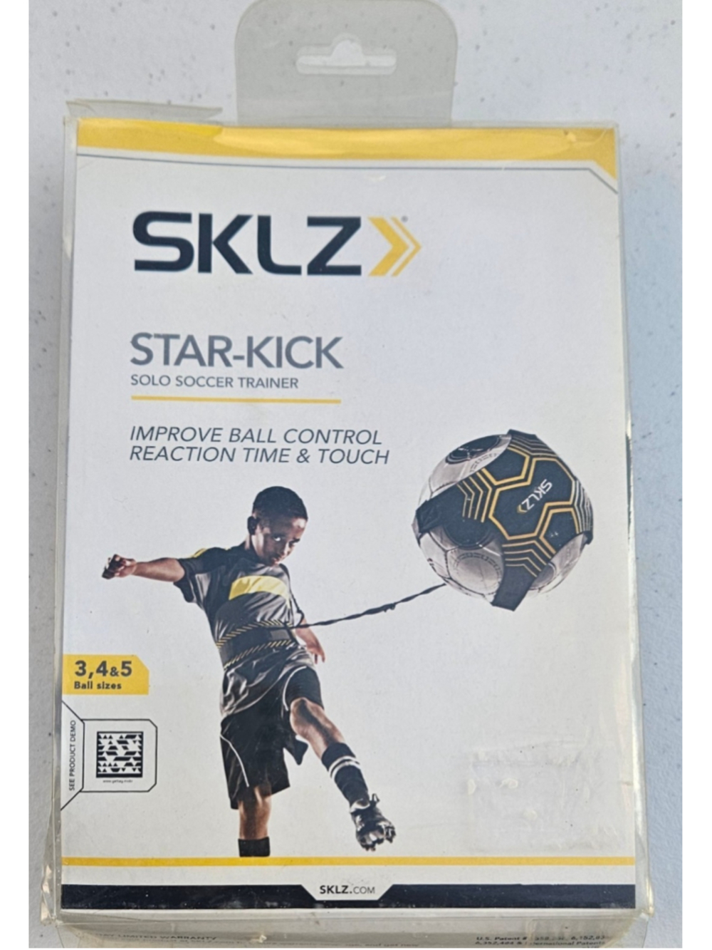 SKLZ Star Kick Solo Soccer Trainer Ball Sizes 3, 4 & 5 Touch, React NEW IN BOX